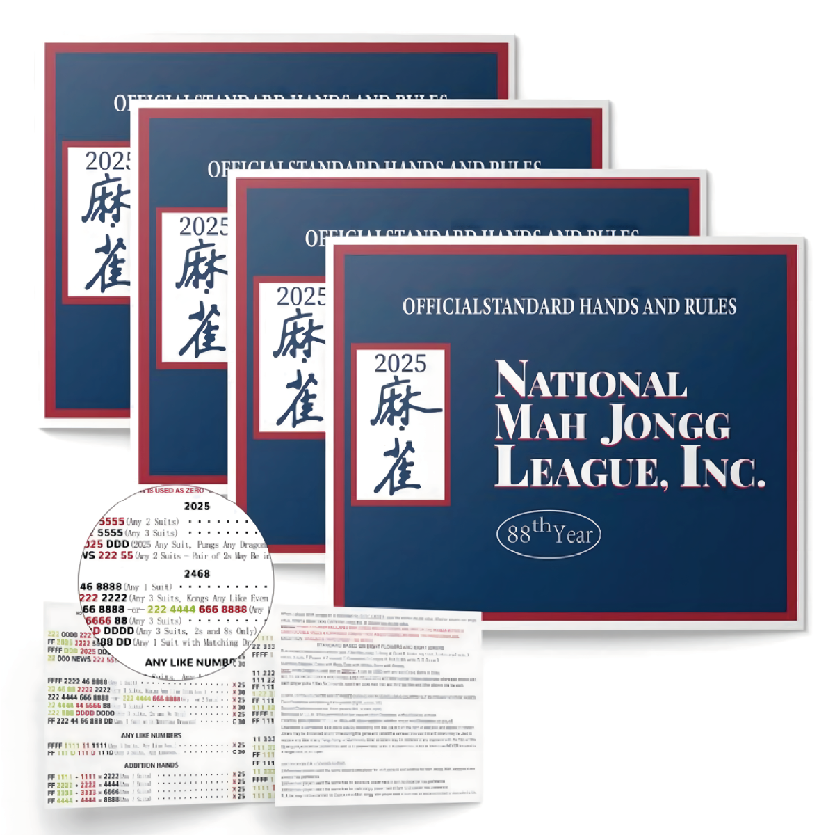 2025 Mahjong Cards