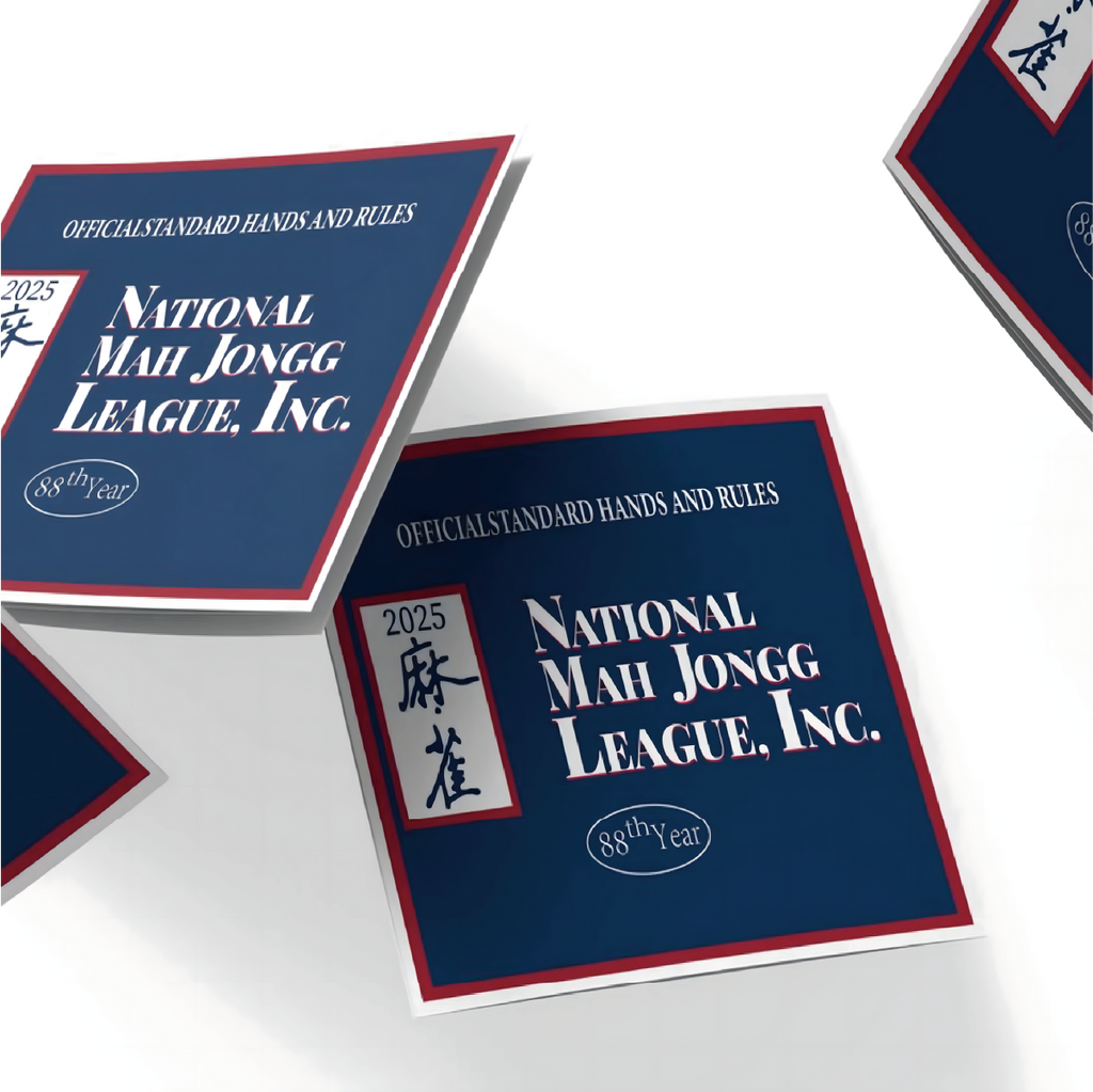 2025 National Mah Jongg  Card 4pcs